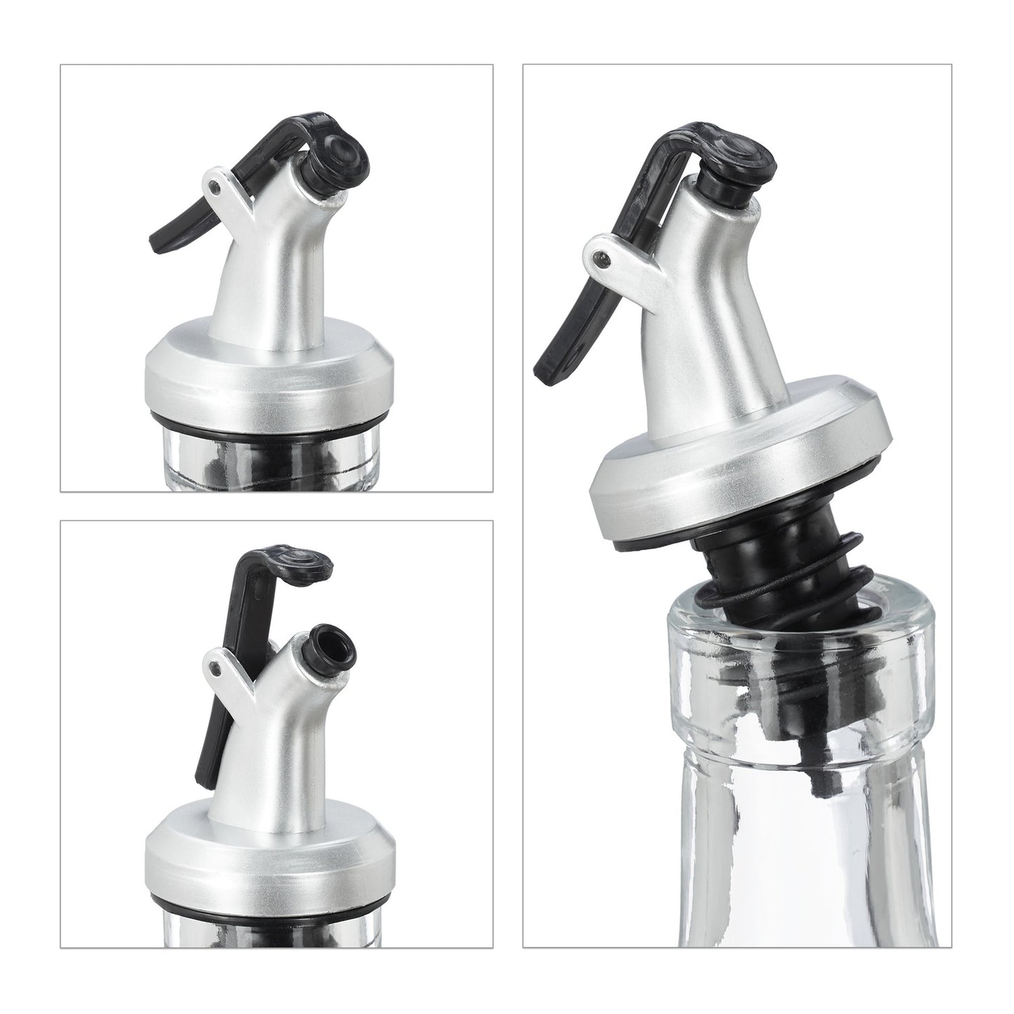 Oil and vinegar set with stand