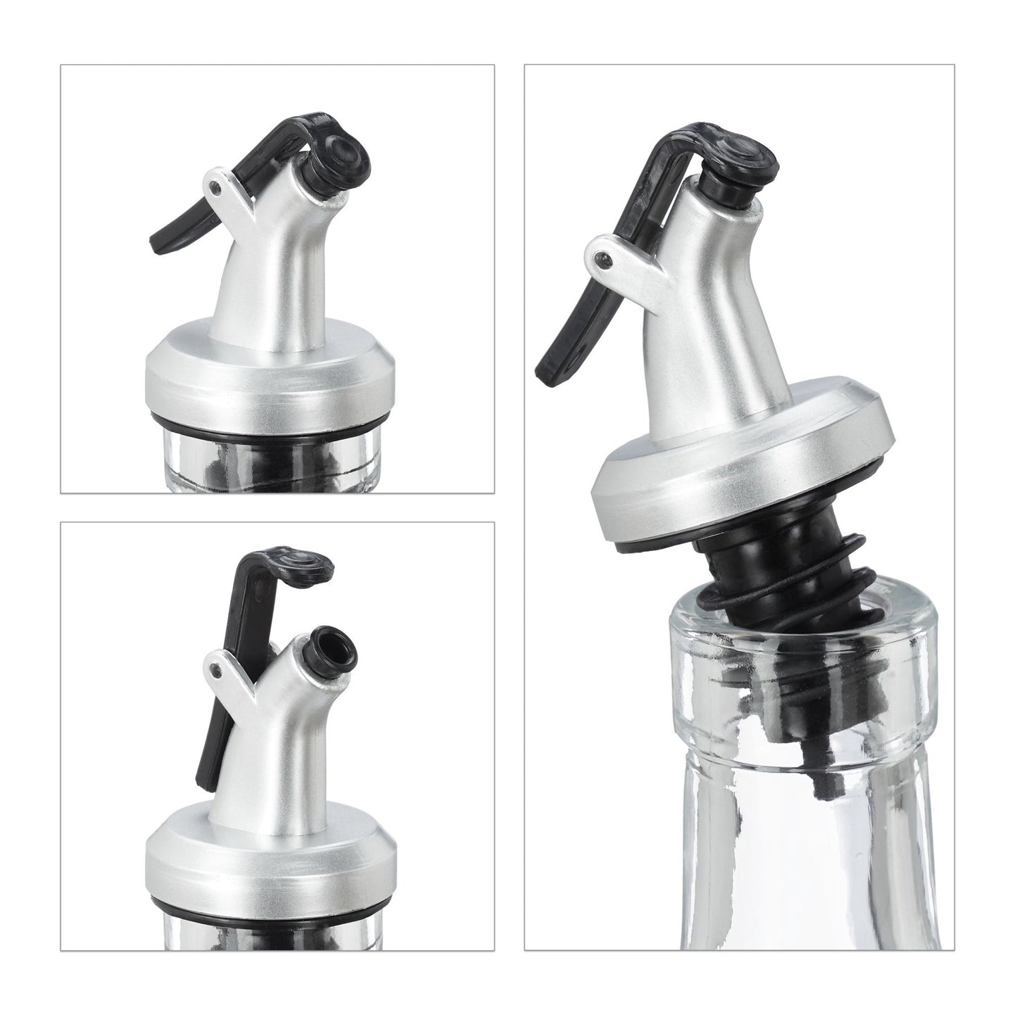 Oil and vinegar set with stand