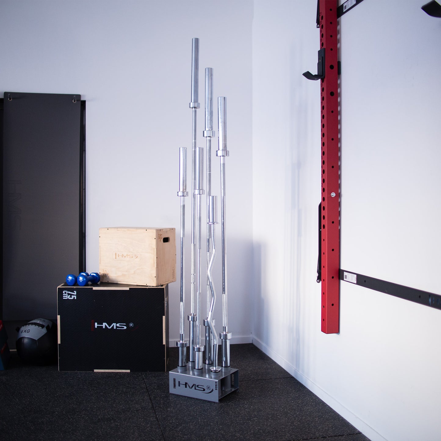 Olympic Bar Rack, Commercial Grade, Steel