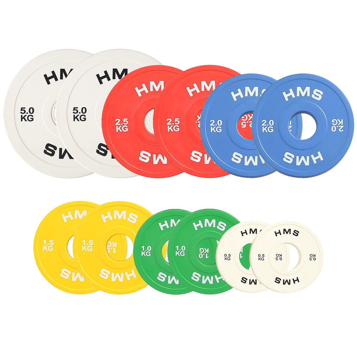 Olympic Bumper Plate Pair, 2 x 2.0 kg