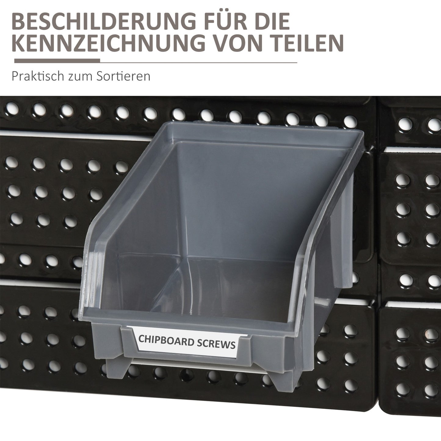 Tool holder - Open storage drawers, 2 size options