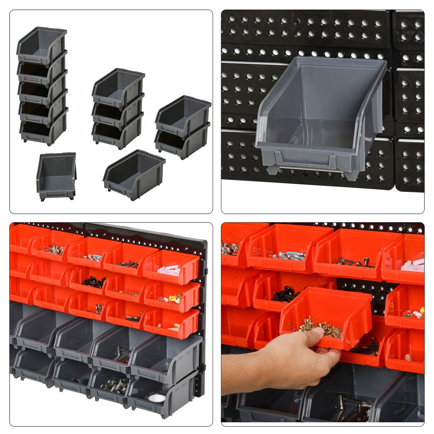 Tool holder - Open storage drawers, 2 size options