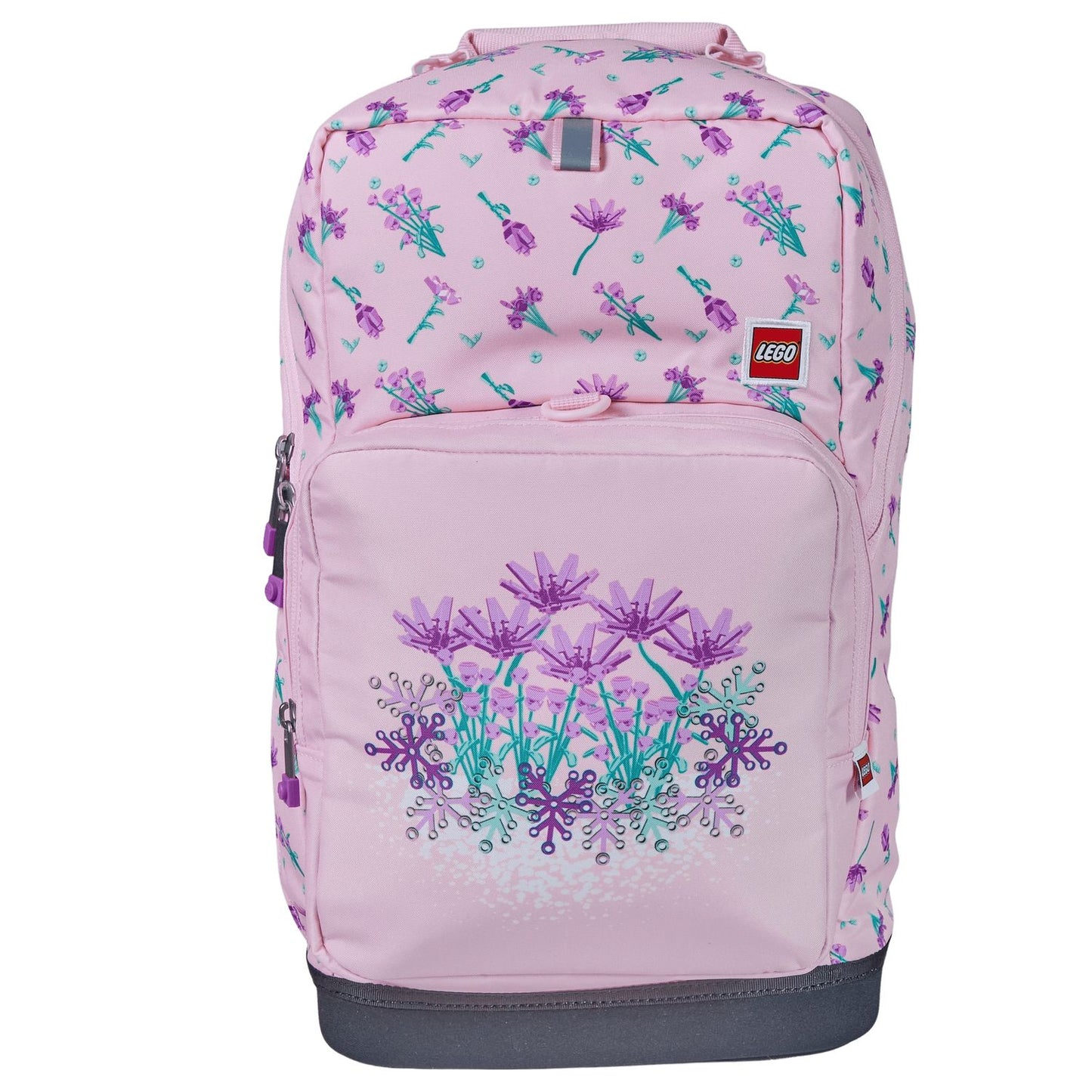 Optimo School Bag for Kids, Floral Design, Durable Material