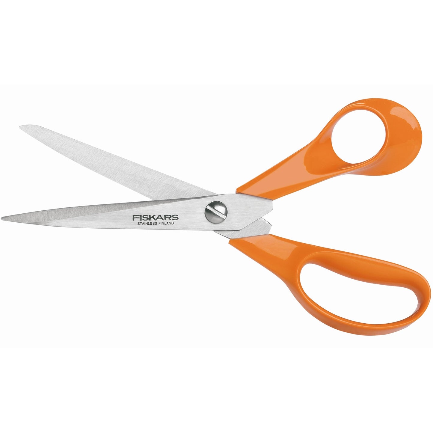 Orange Handle Scissors, 21 cm, Stainless Steel