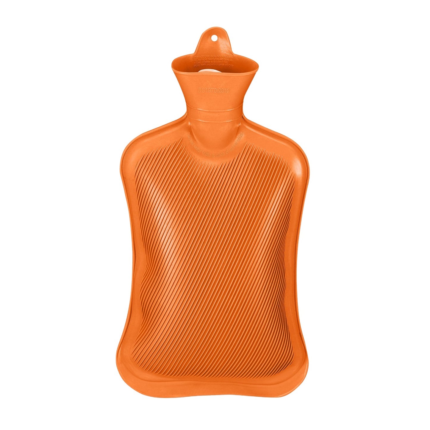 Orange Hot Water Bottle 2L – Leak-Proof, Pain Relief
