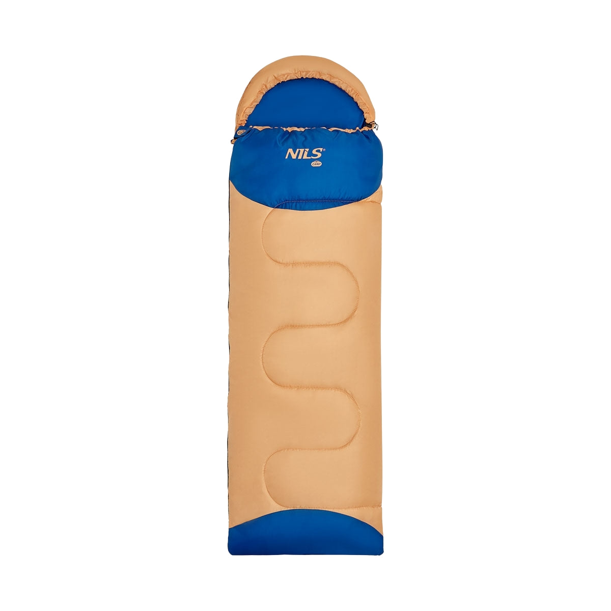 Orange Junior Sleeping Bag, Lightweight, Compact