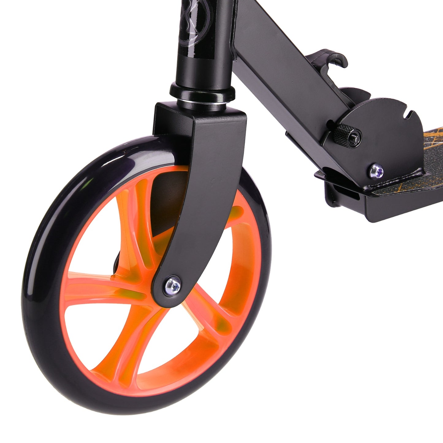 Orange Scooter, Foldable, Lightweight, Adjustable Handle