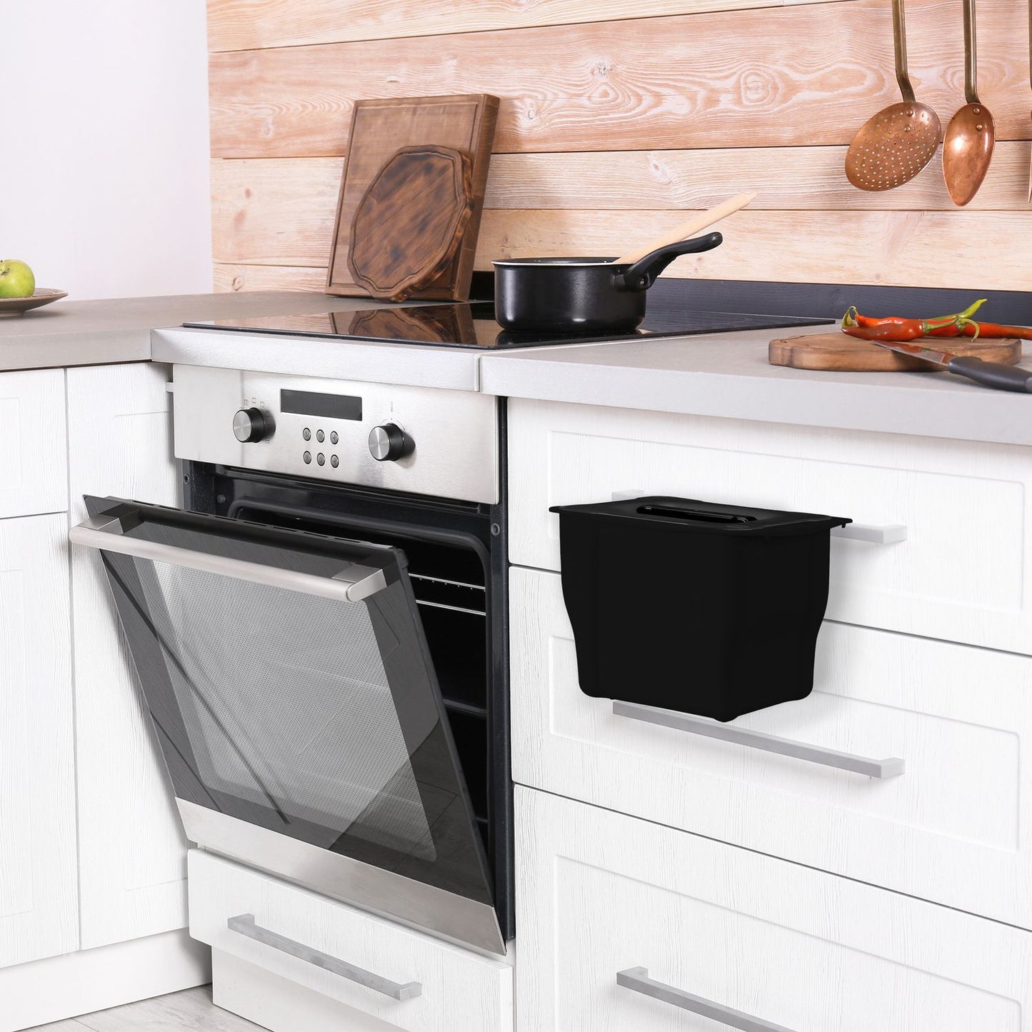 Organic waste bin Kitchen 5 l black