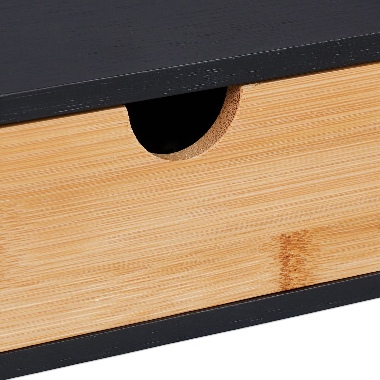 Organization box for desks in bamboo