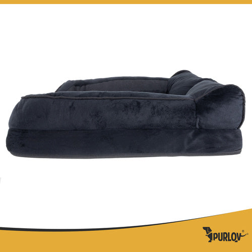 Orthopedic Pet Bed, Small, Foam, Non-Slip, Washable Cover