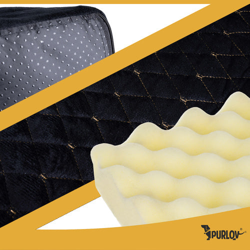 Orthopedic Pet Bed, Small, Foam, Non-Slip, Washable Cover