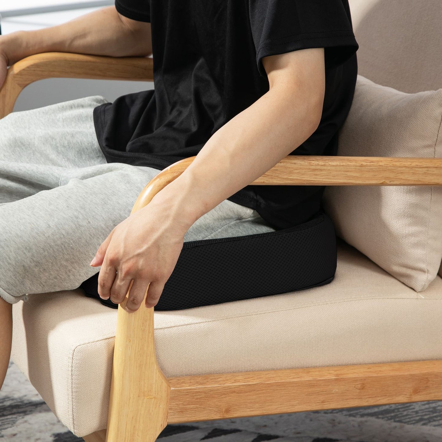 Orthopedic Memory Foam Seat Cushion for Back Pain