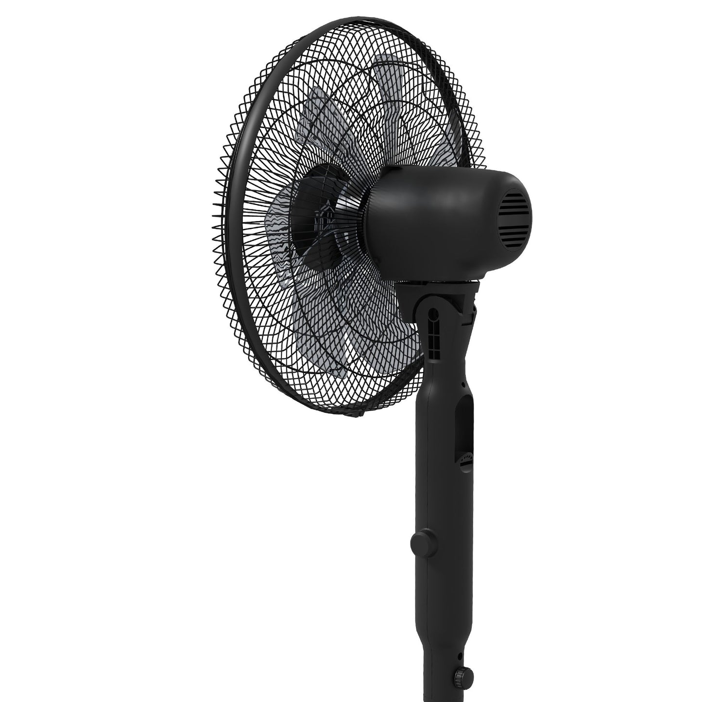 Oscillating Stand Fan with Remote, 28 Speeds, Timer