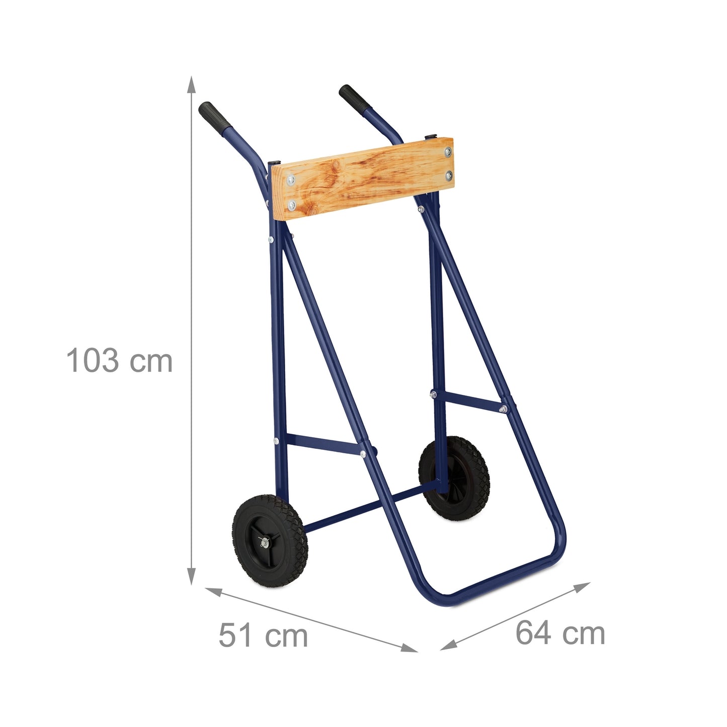 Outboard Motor Stand Steel and Wood