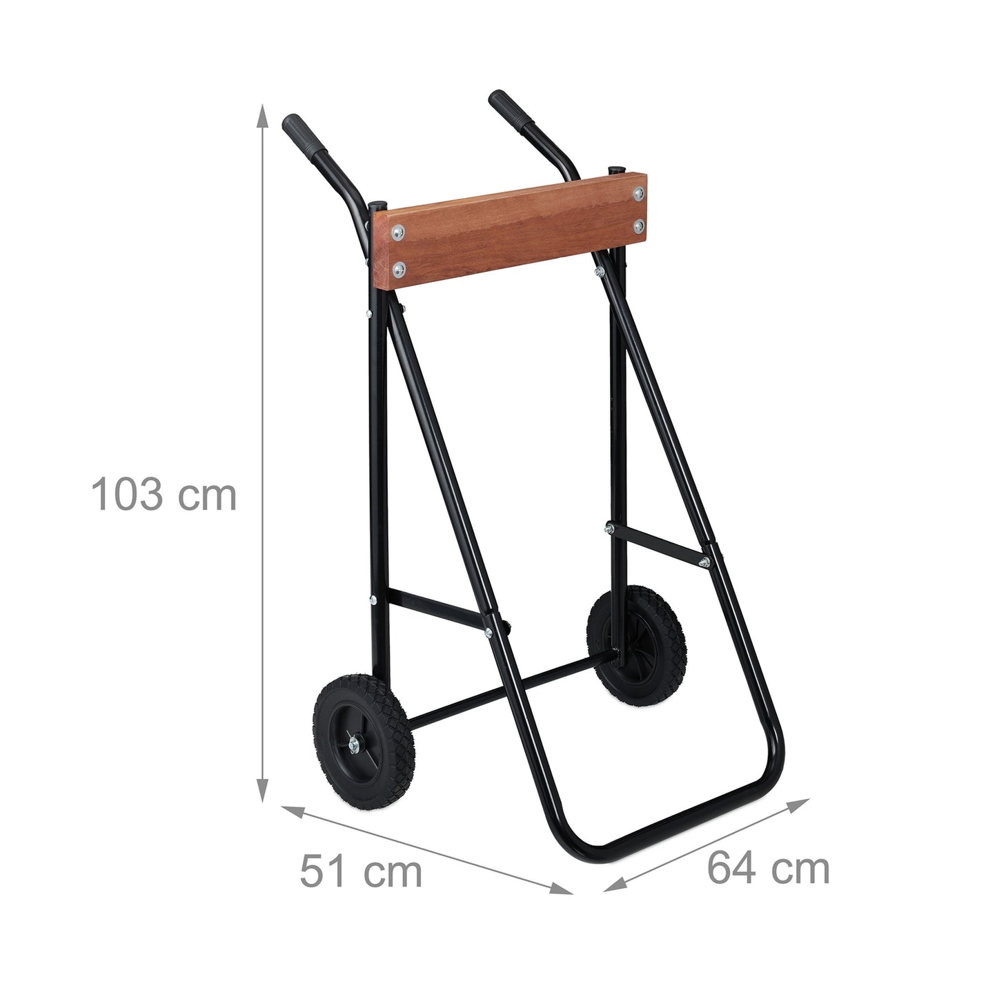 Outboard Motor Stand Steel and Wood
