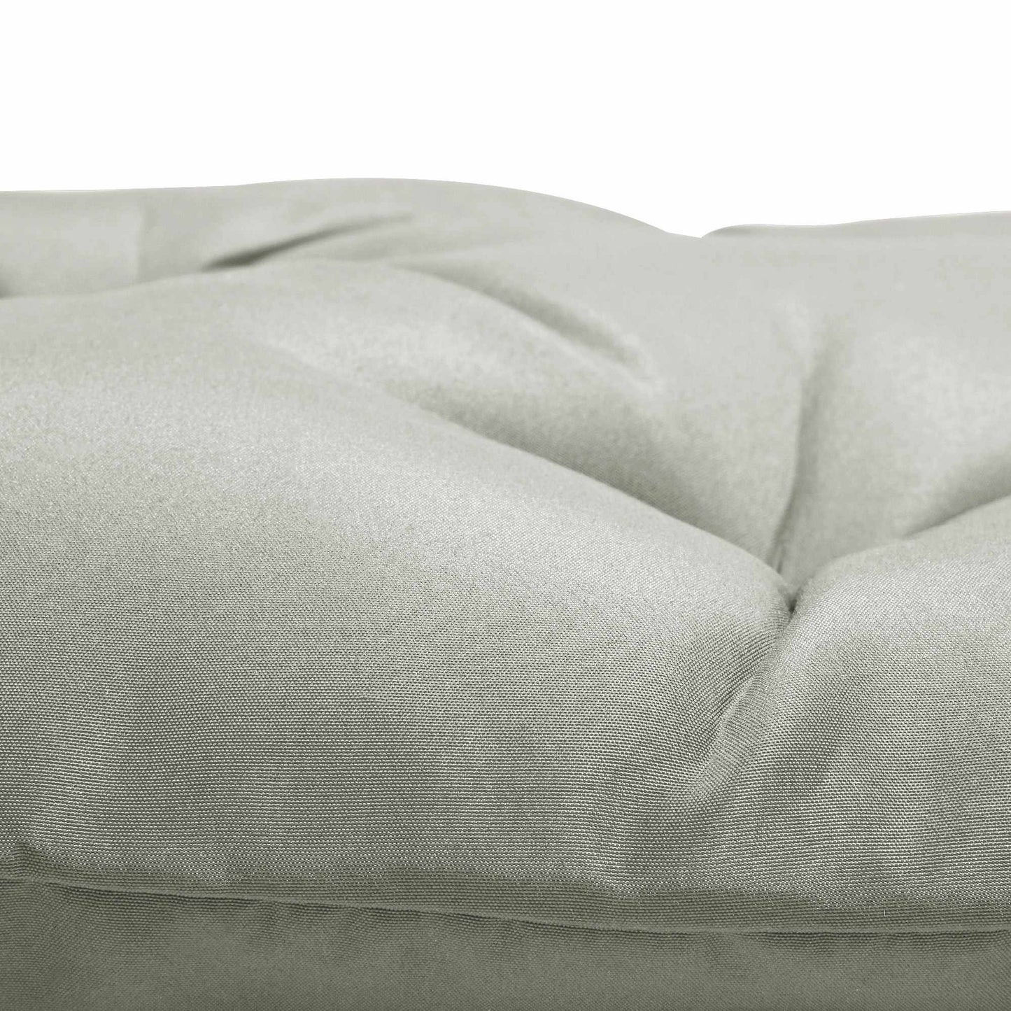 Outdoor Chair Cushions Set, 98x50 cm, Light Grey, 8 cm Thick