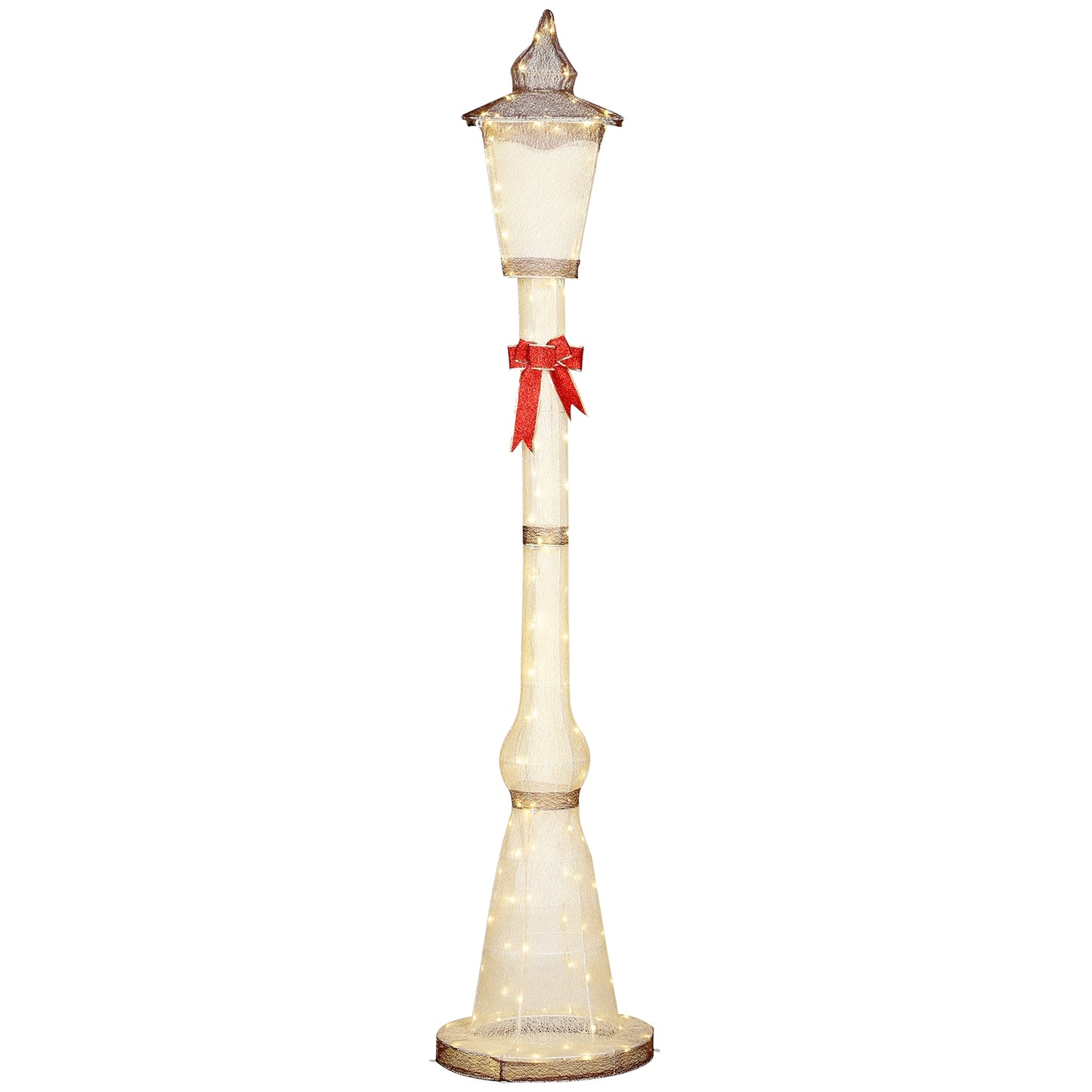 Outdoor Christmas Lantern Post, 215 cm, 155 LEDs, Waterproof
