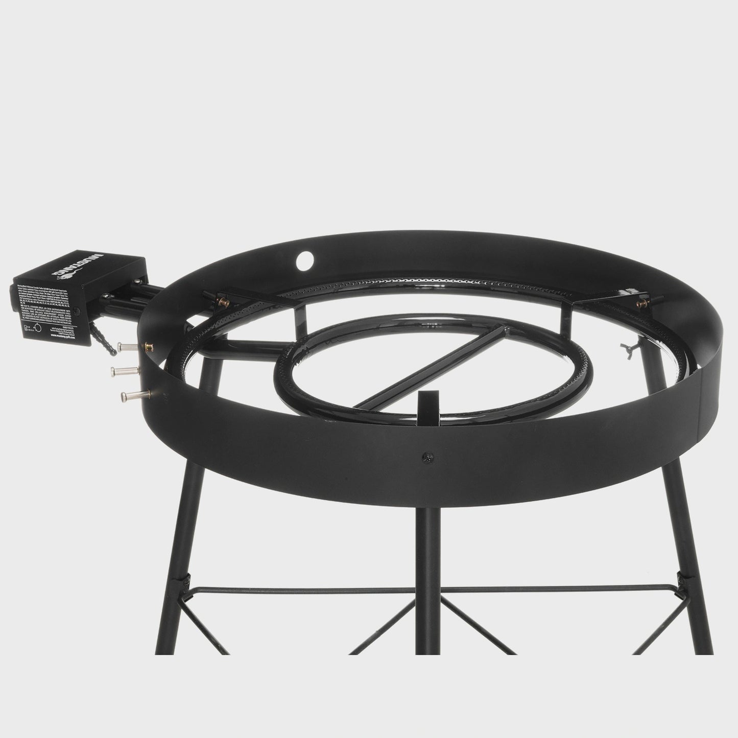 Outdoor Cooking Set with Enamel Burner, Windshield, Stand