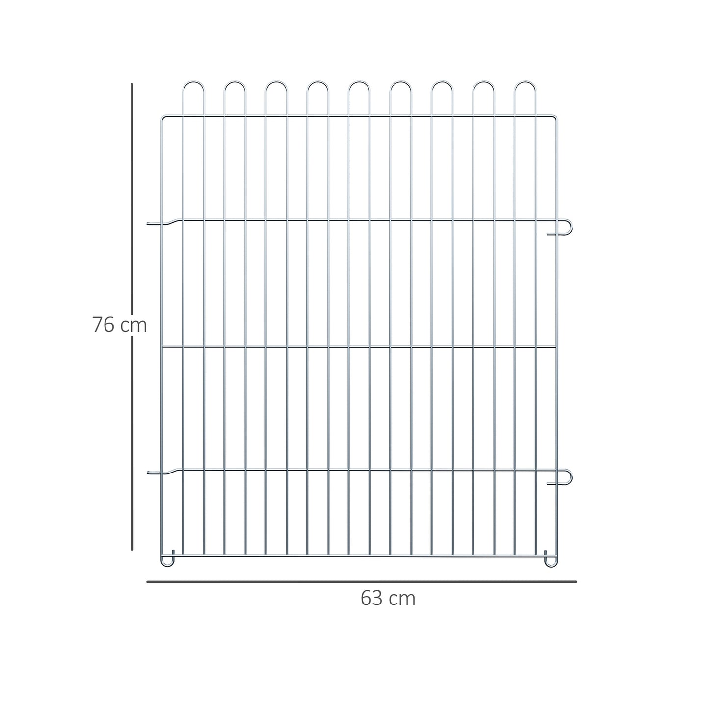 Outdoor puppy enclosure, 8-panel playpen, safe and stable