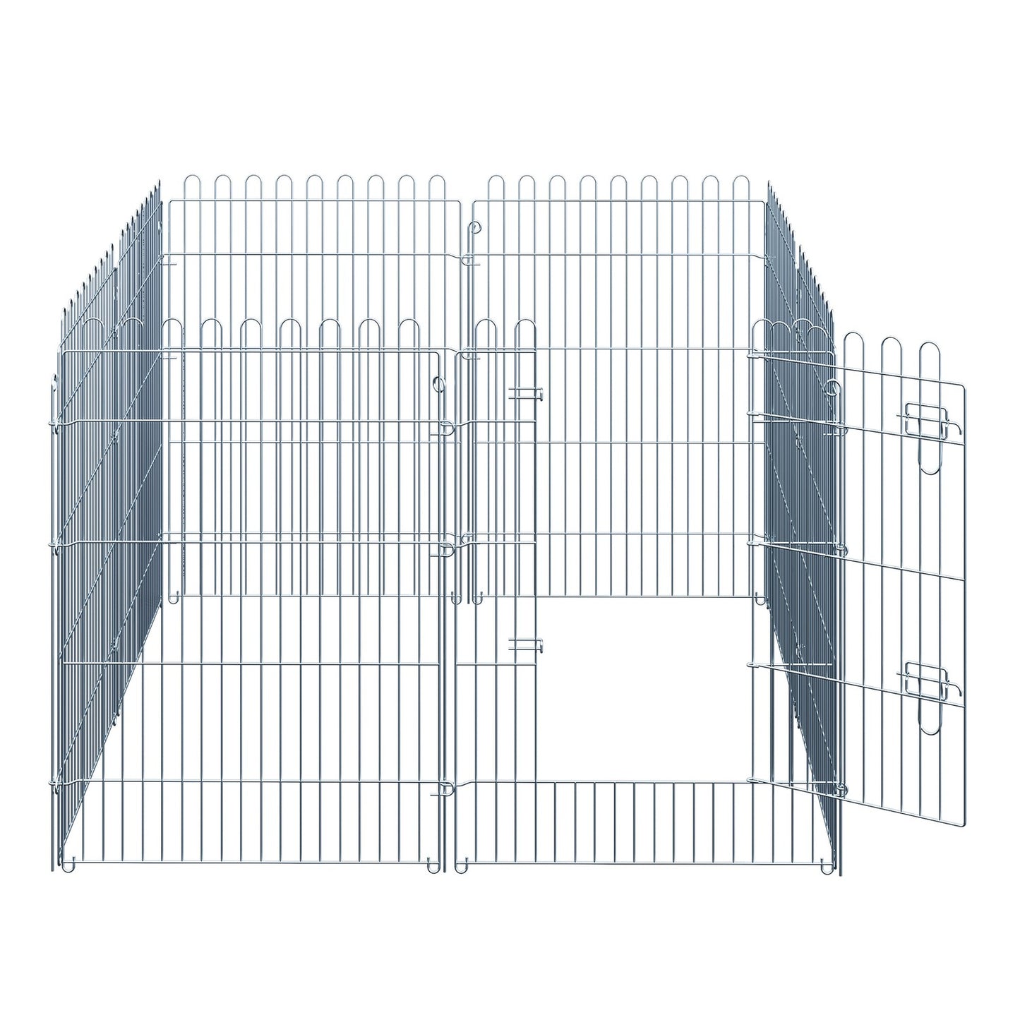 Outdoor puppy playpen, 8-panel, Safe & Stable, 63x91 cm