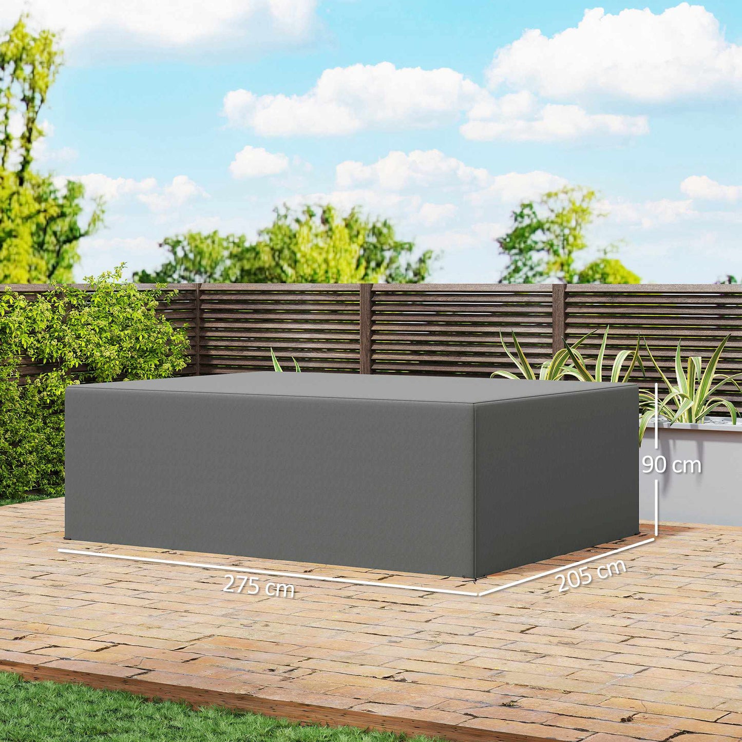 Outdoor Furniture Cover, Waterproof Oxford Fabric, 275x205x90 cm