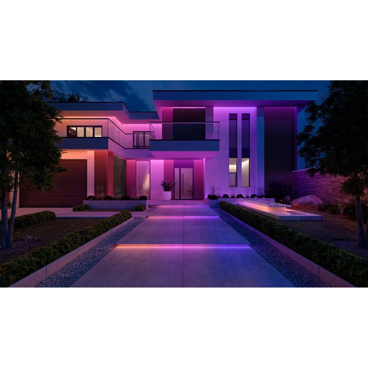 Outdoor Lightstrip, White & Color Gradient, 5m