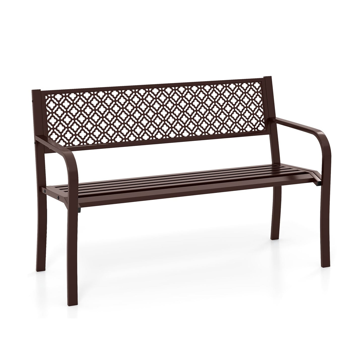 Outdoor Metal Bench, Weatherproof, 2-3 Seats, 360 kg Capacity