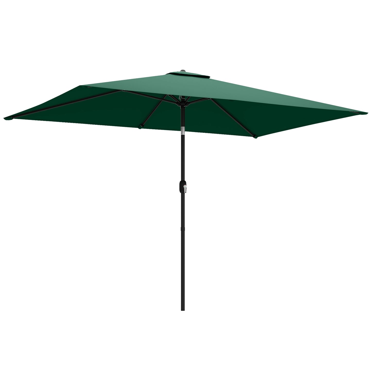 Outdoor Patio Umbrella, Adjustable Tilt, 300x200 cm