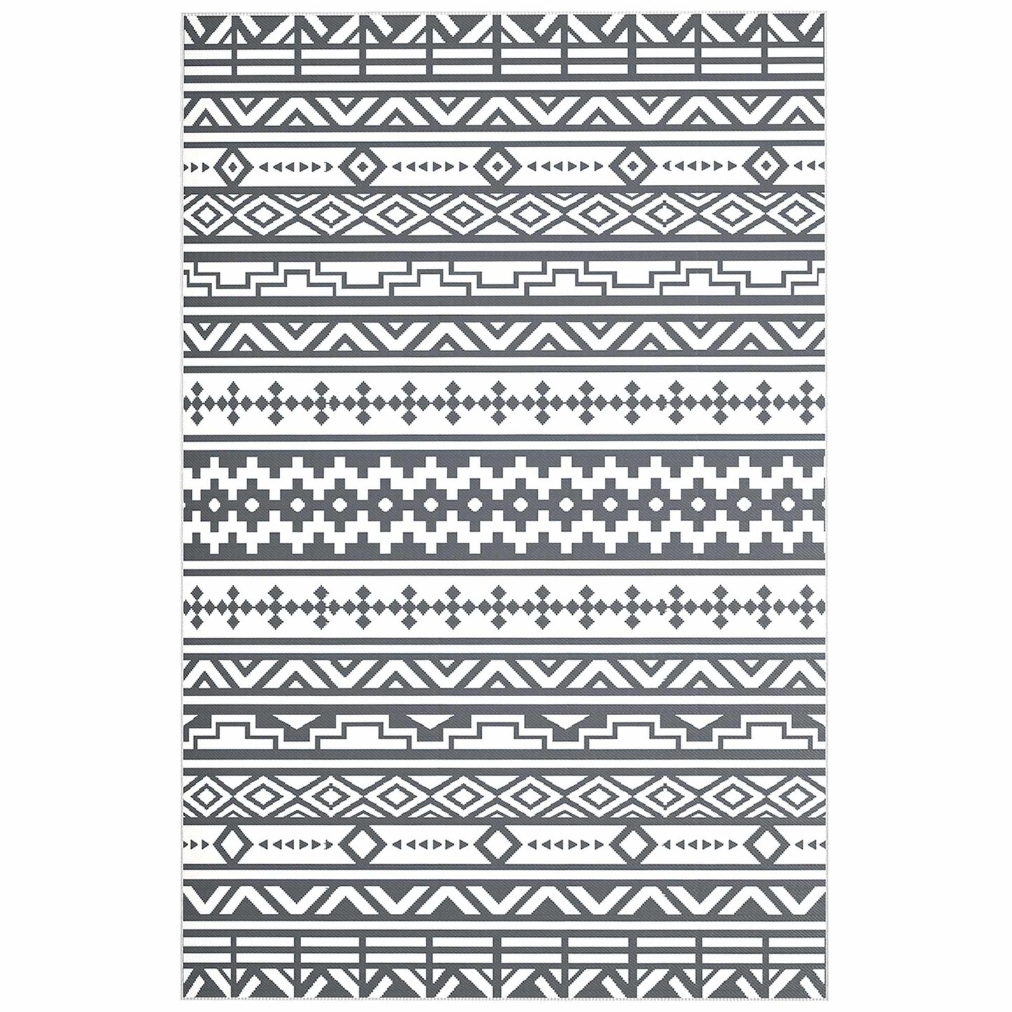 Outdoor Rug, Reversible Waterproof Polypropylene, 182x274 cm