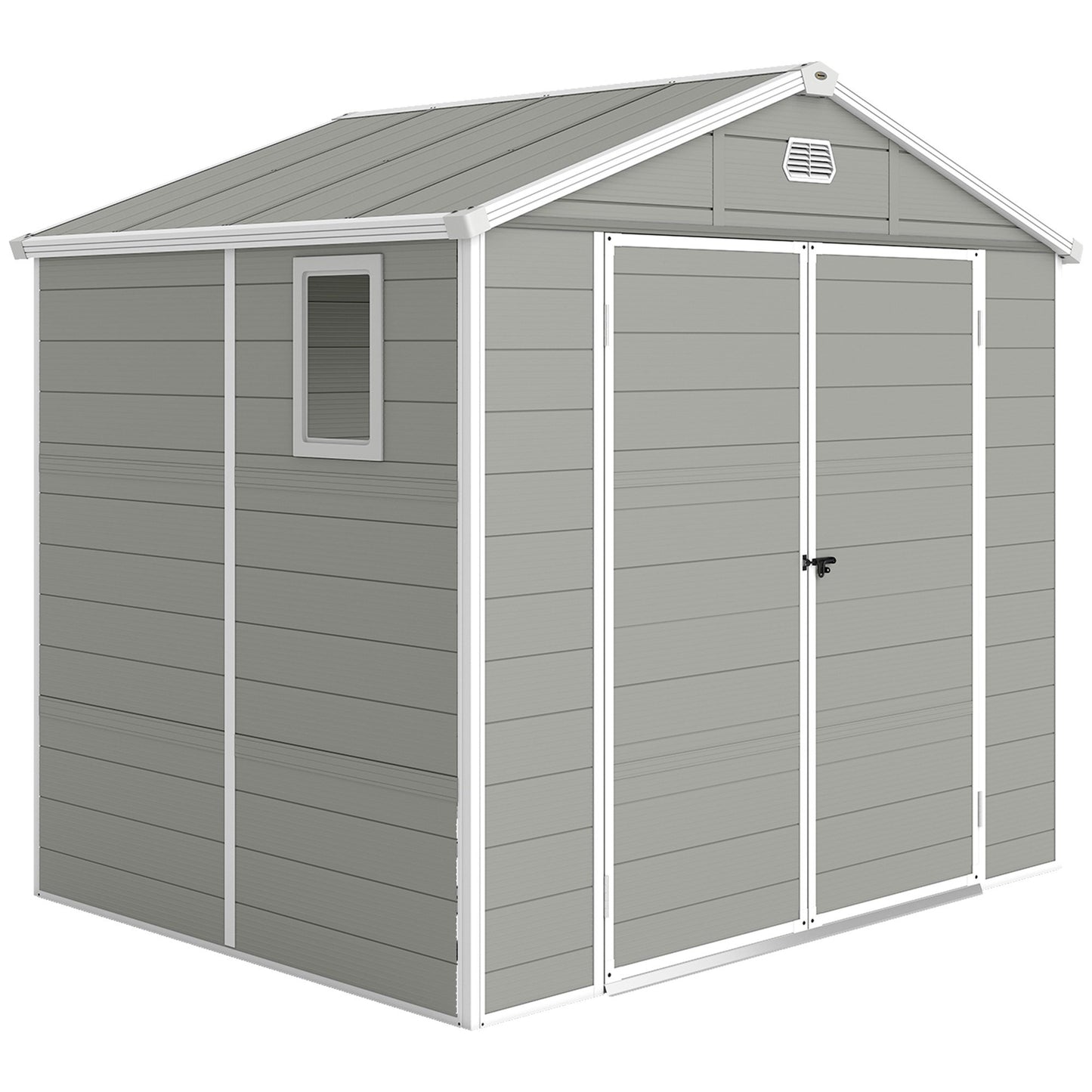 Outdoor Storage Shed, 4.1m², Polypropylene, 240x190x228 cm