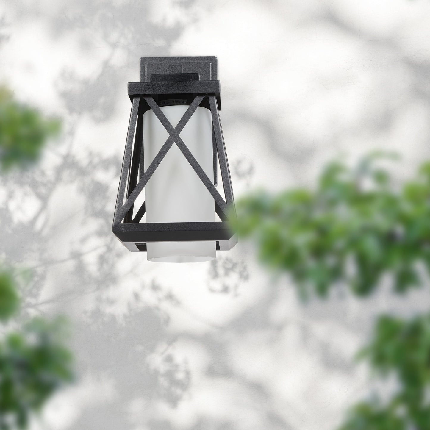 Outdoor Wall Light Black