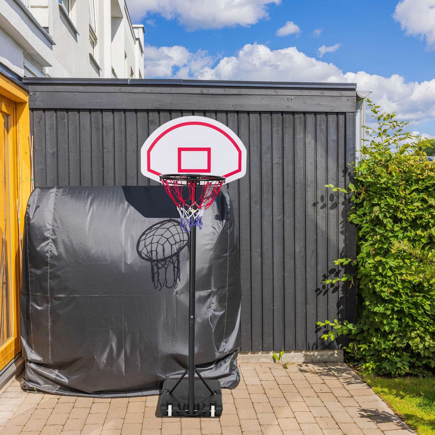 Outdoor basketball stand