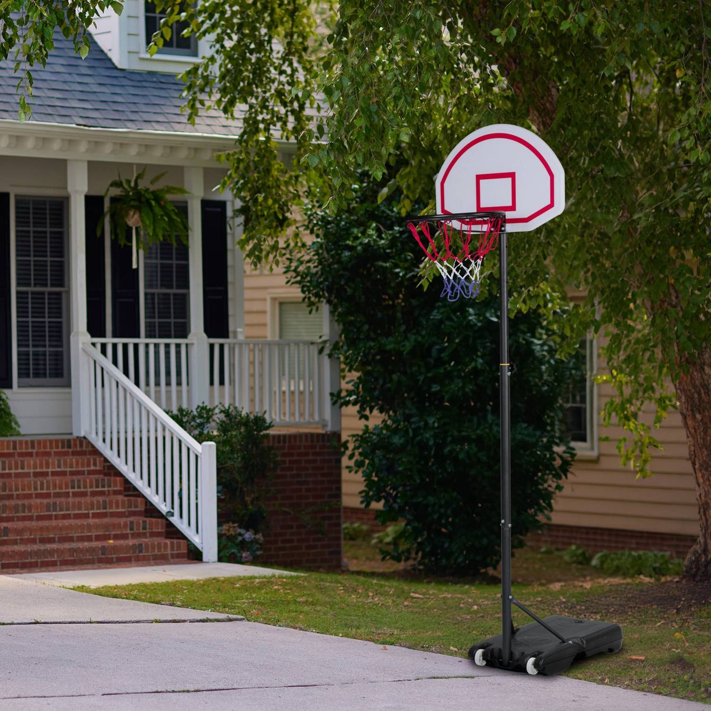 Outdoor basketball stand