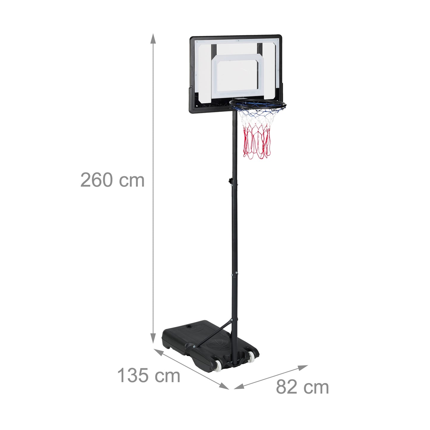 Outdoor basketball stand