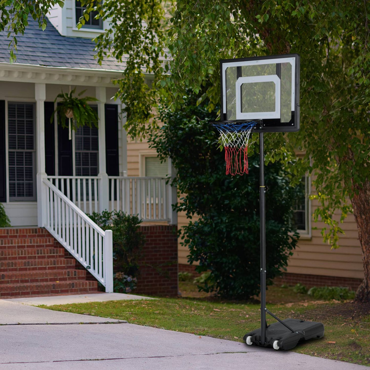 Outdoor basketball stand