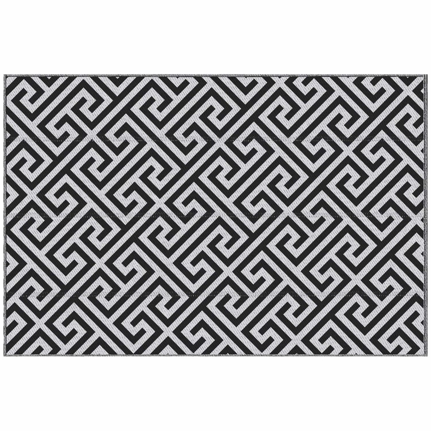 Outdoor plastic mat - water-repellent, double-sided, 152x243 cm
