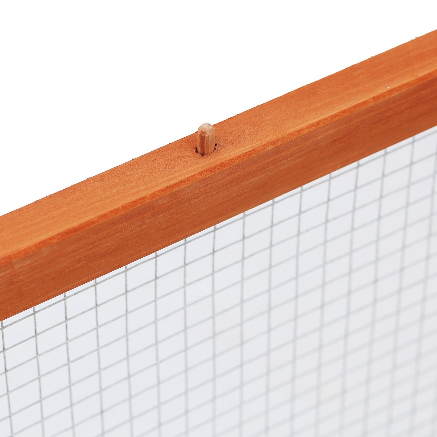Outdoor rabbit hutch - enclosure for small animals, spruce wood 181x100x48 cm
