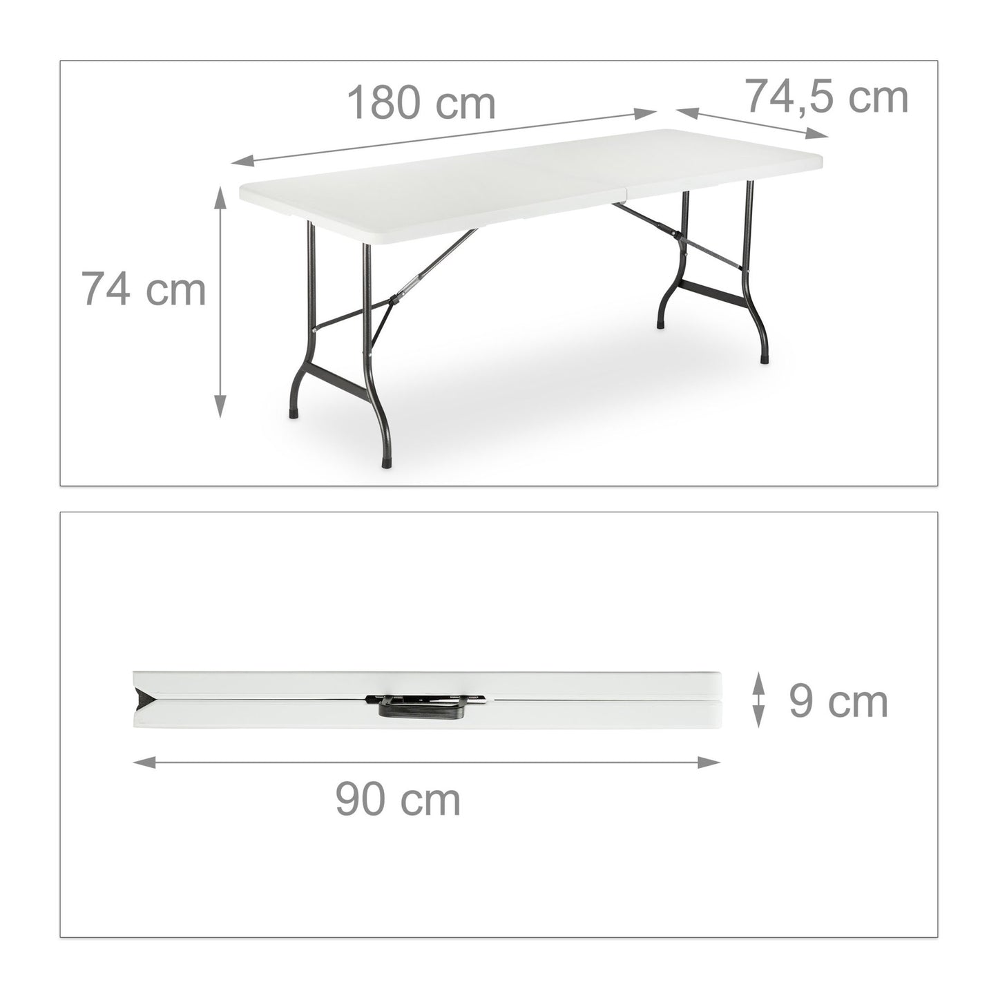 Outdoor furniture foldable white