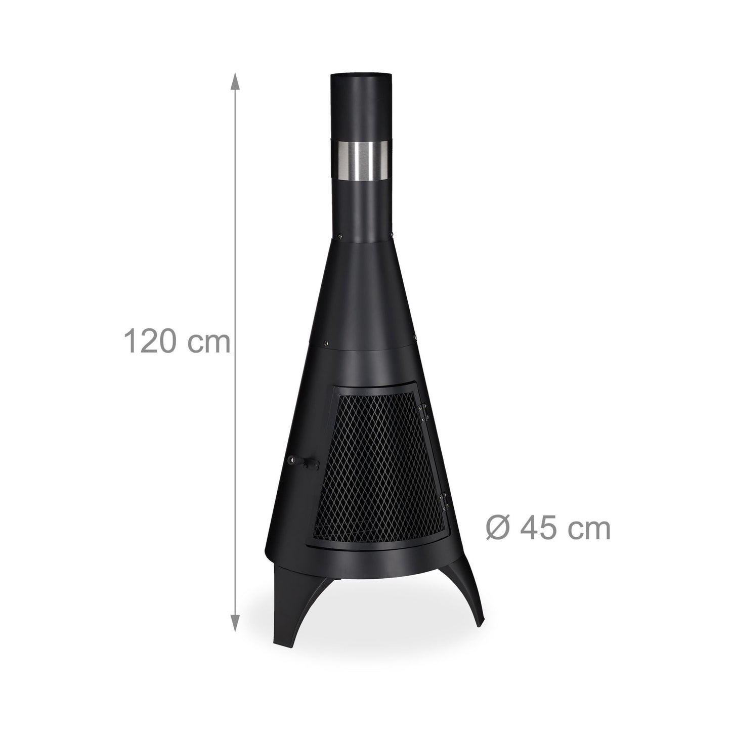 Outdoor stove black