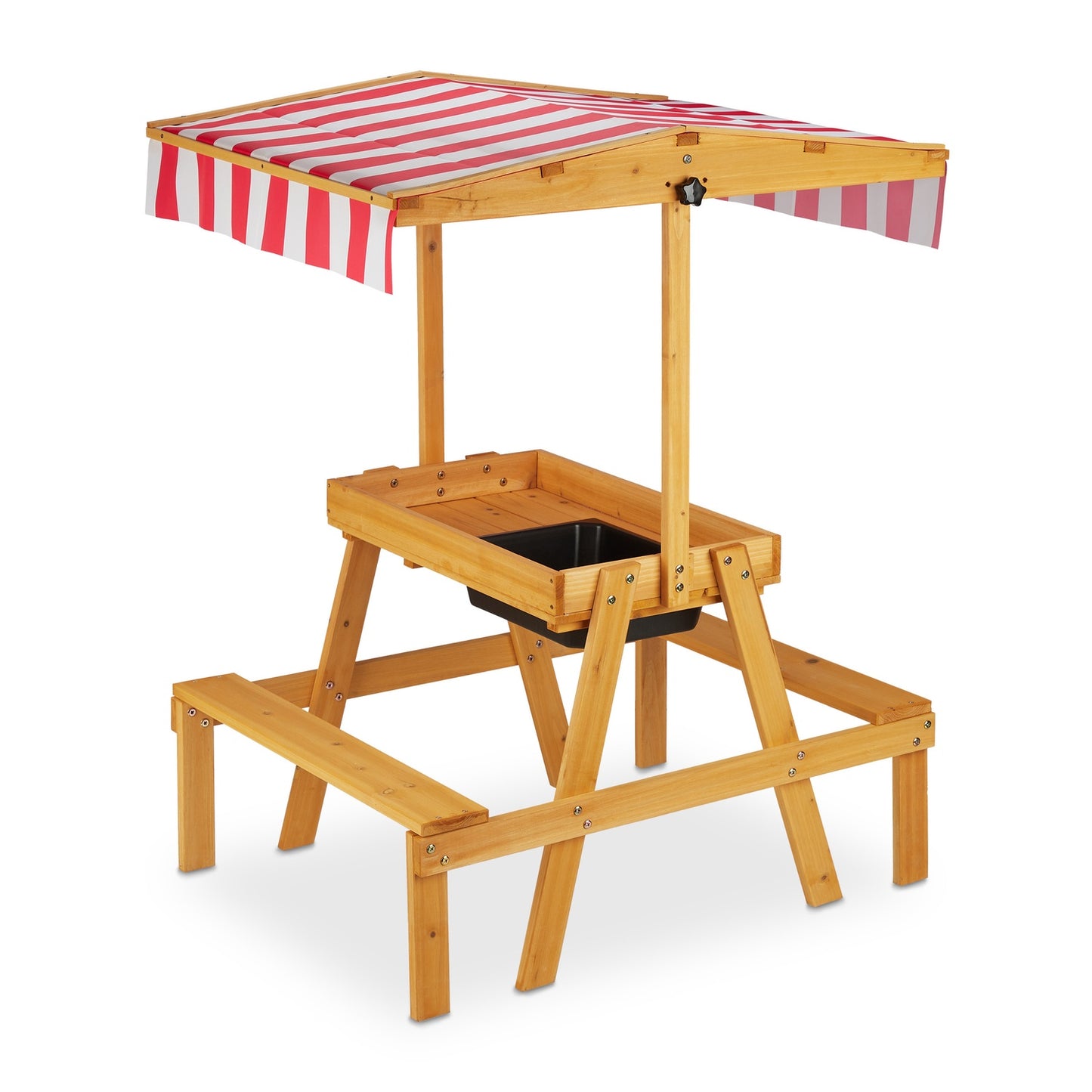 Outside Play Table with Sunshade