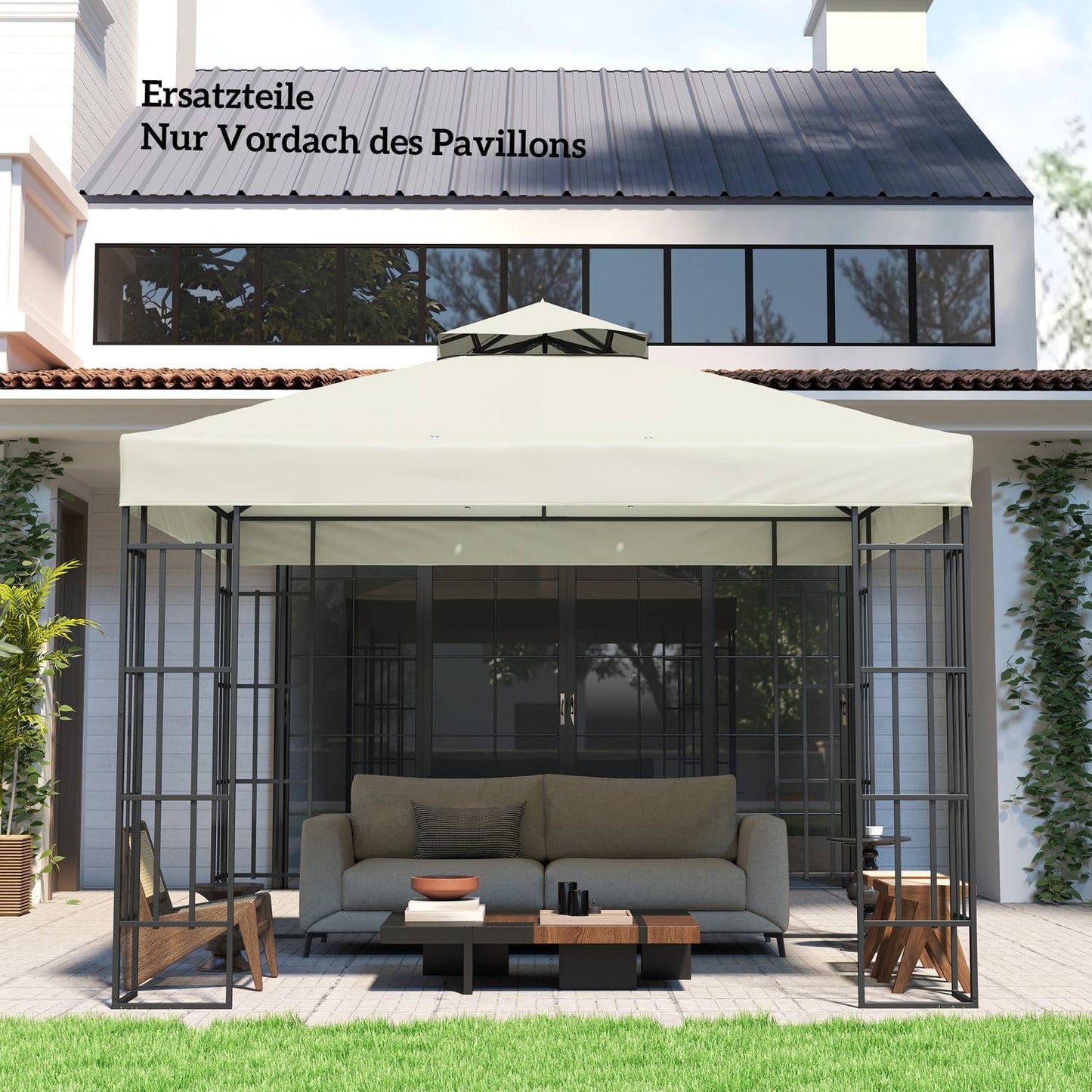 Gazebo Replacement roof, 3x3m Oxford fabric, waterproof