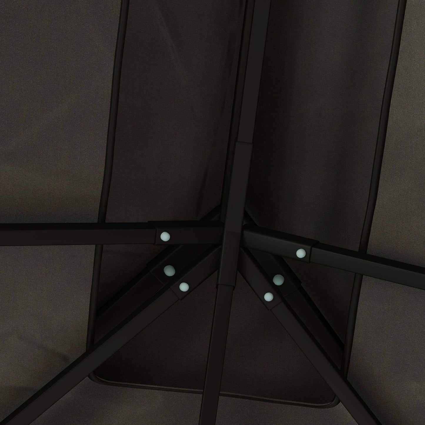 Waterproof 3x4m Gazebo roof replacement, dark grey