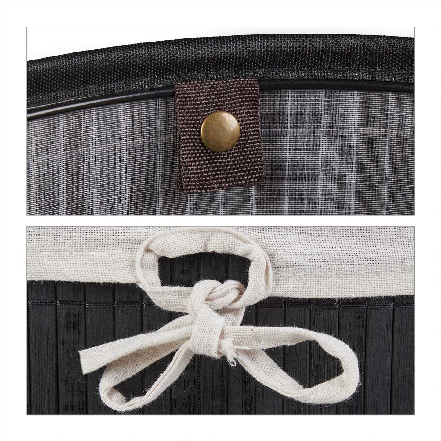 Oval laundry basket