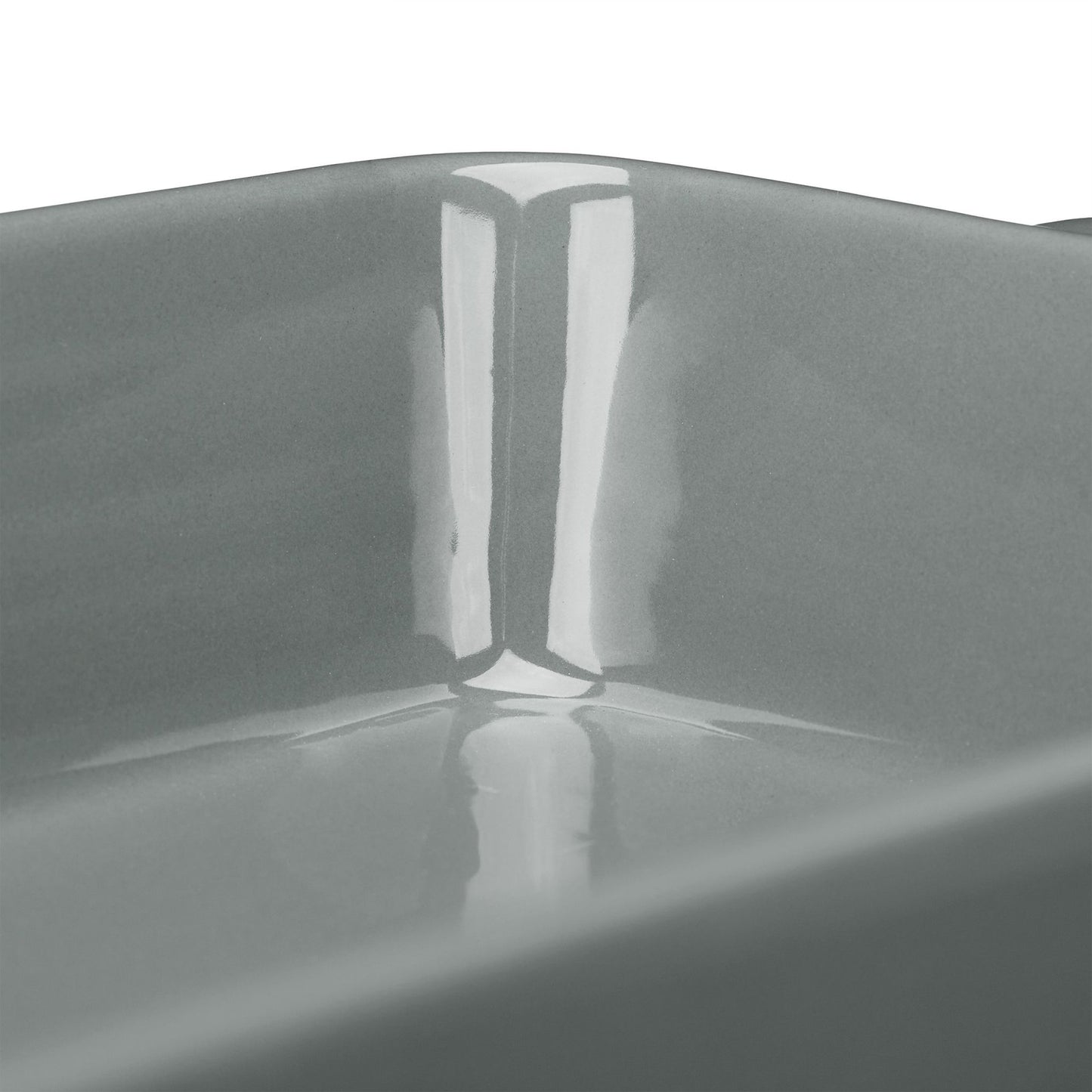 Oven form ceramic set of 3 gray