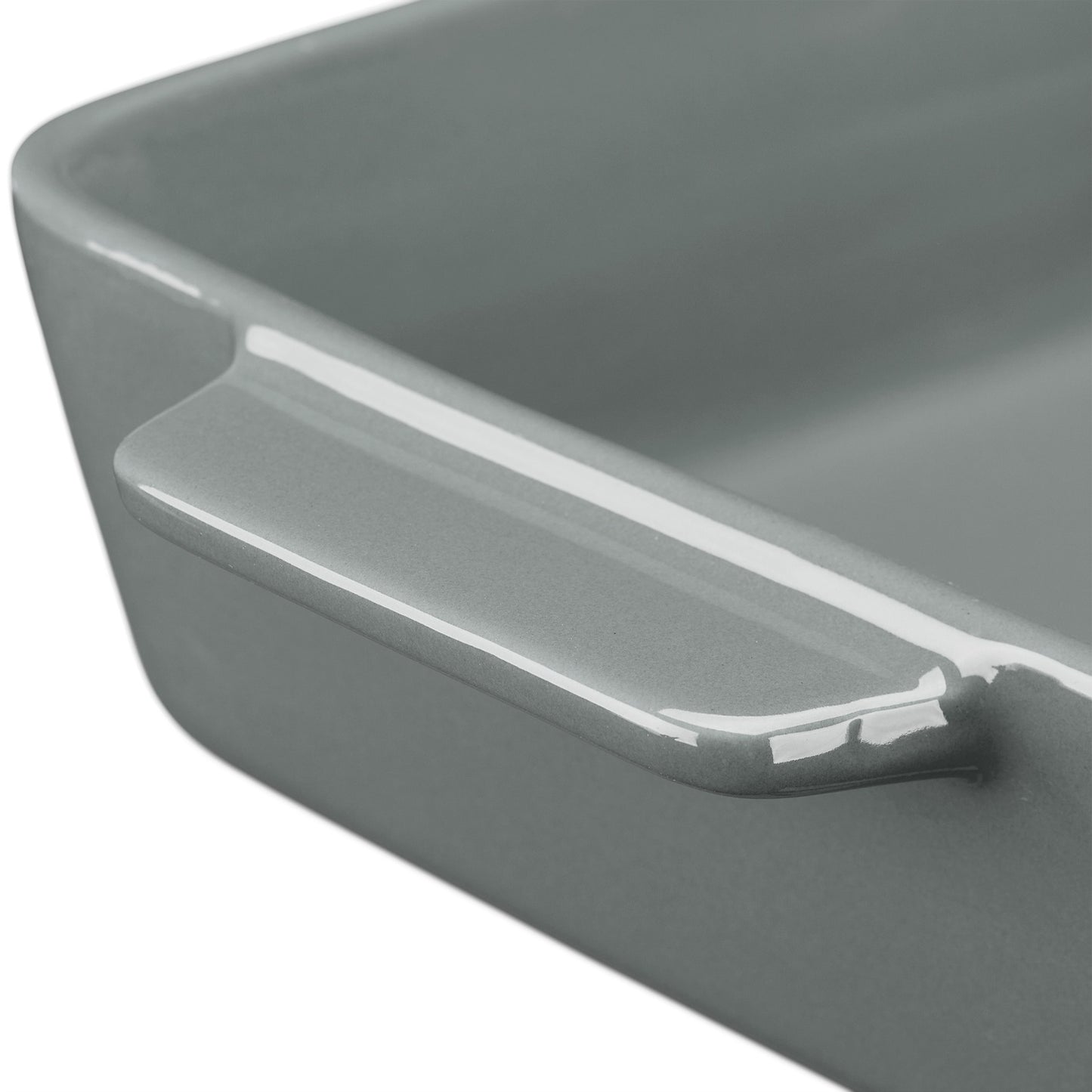 Oven form ceramic set of 3 gray