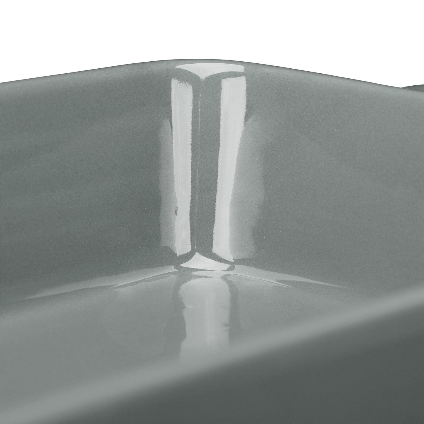 Oven form ceramic set of 3 gray