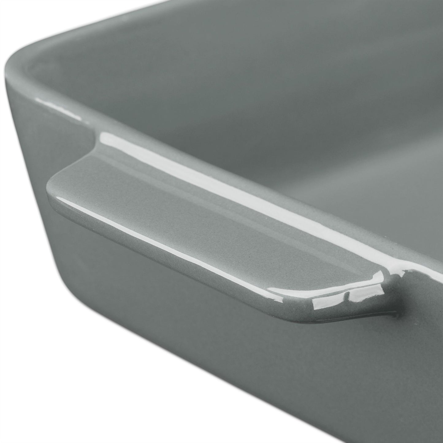 Oven form ceramic set of 3 gray