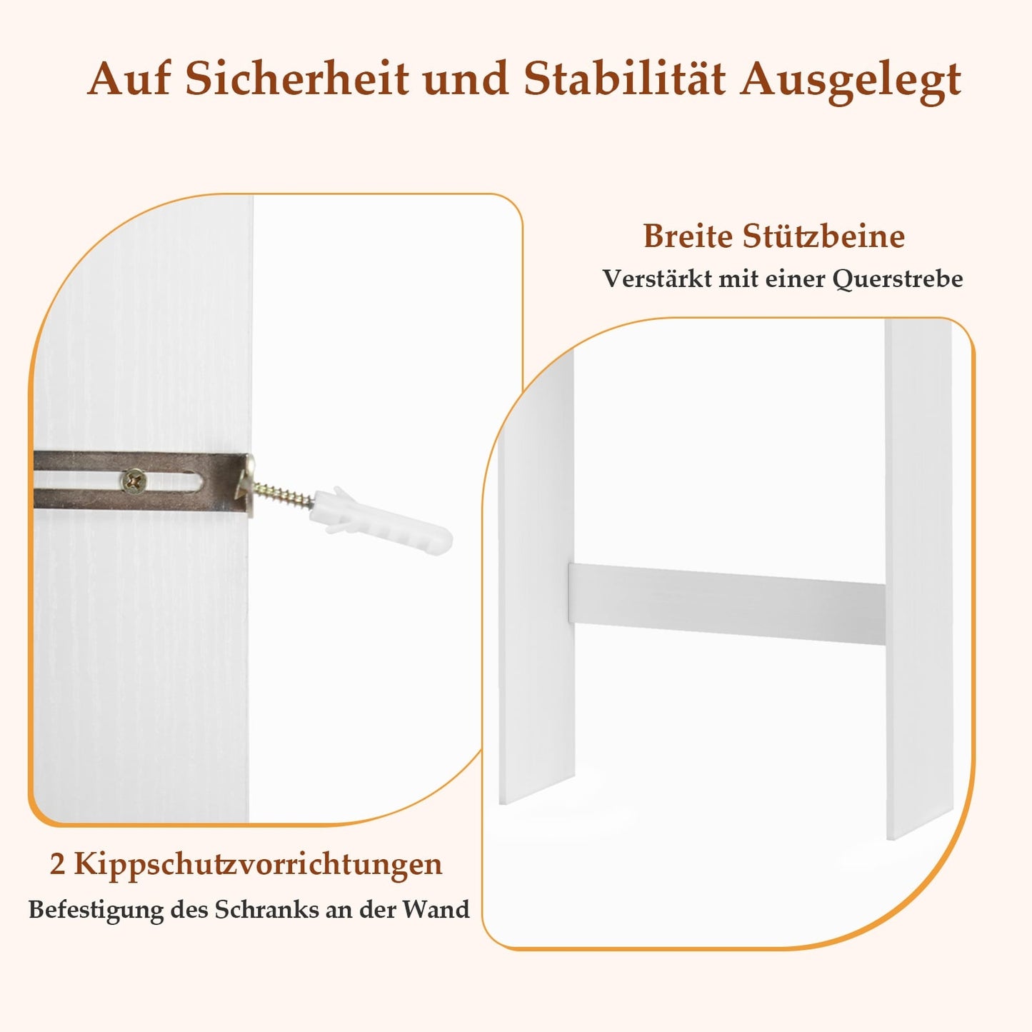 Over-Toilet Storage Cabinet, Adjustable Shelf, 168 cm