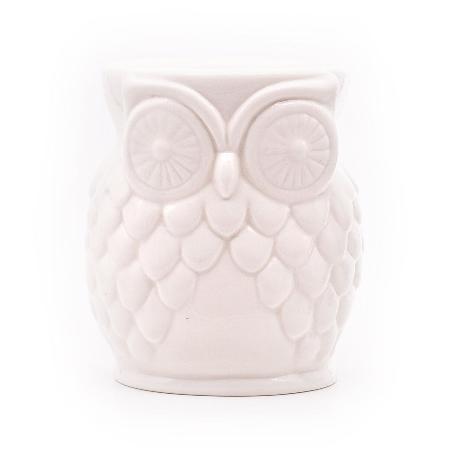 Owl Tealight Scent Lamp – Ceramic Aromatherapy Decor