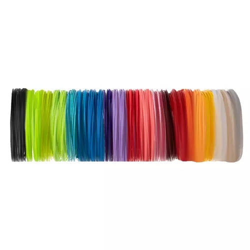 PLA 3D filaments - 20 pcs. x 3m Kruzzel 19874